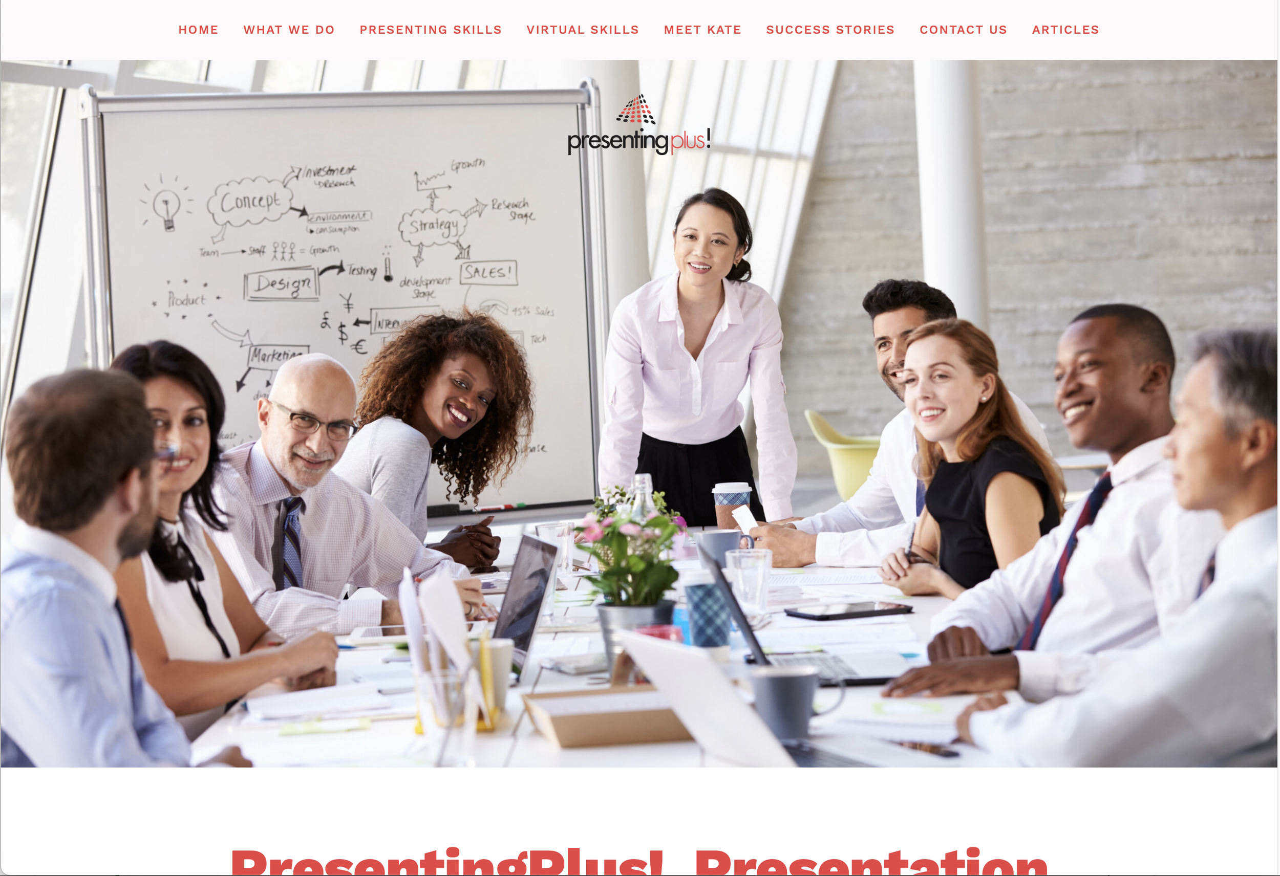 PresentingPlus! website