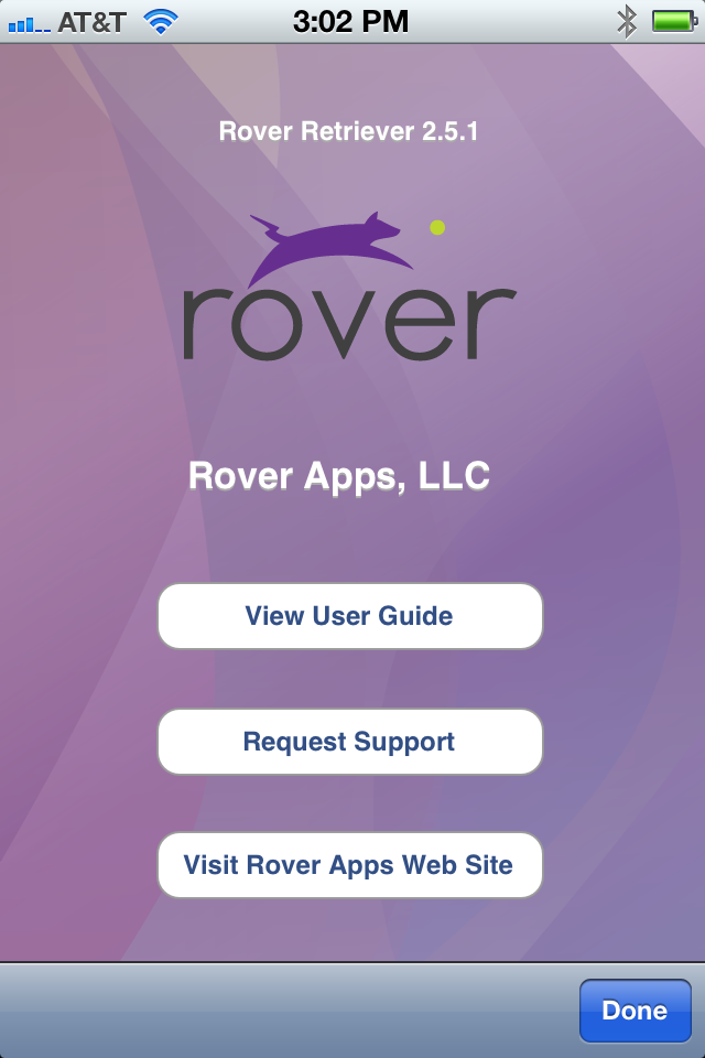 Rover app screenshot